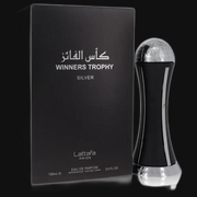 Pride Winners Trophy Silver by Lattafa Cologne for Men 3.4 oz Eau De Parfum Spray