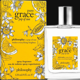 Pure Grace Pop Of Sun by Philosophy Perfume for Women 4 oz Eau De Toilette Spray