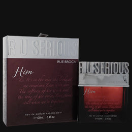 R U Serious Him by Rue Broca Cologne for Men 3.4 oz Eau De Parfum Spray