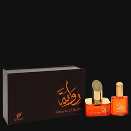 Riwayat El Ambar + Free .67 oz Travel by Afnan Perfume for Women 1.7 oz Eau De Parfum Spray + Free .67 oz Travel Eau De Parfum Spray