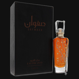 Safwaan L'autre Oud by Lattafa (Unisex) 3.4 oz Eau De Parfum Spray