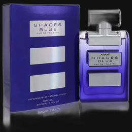Shades Blue by Armaf Cologne for Men 3.4 oz Eau De Toilette Spray