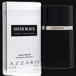 Silver Black by Azzaro Cologne for Men 1.7 oz Eau De Toilette Spray