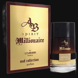 Spirit Millionaire Oud Collection by Lomani Cologne for Men 3.3 oz Eau De Parfum Spray