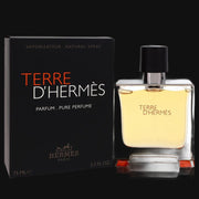 Terre D'hermes Pure Pefume by Hermes Cologne for Men 2.5 oz Pure Pefume Spray