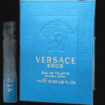 Versace Eros by Gianni Versace Cologne for Men 0.3 mL Eau De Toilette Spray Vial On Card