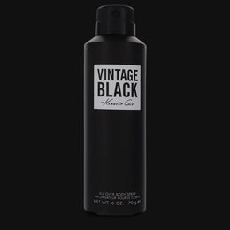Vintage Black by Kenneth Cole Cologne for Men 6 oz Body Spray
