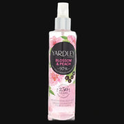 Yardley Blossom & Peach Moisturizing by Yardley London Perfume for Women 6.8 oz Moisturizing Body Mist
