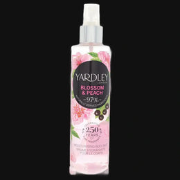 Yardley Blossom & Peach Moisturizing by Yardley London Perfume for Women 6.8 oz Moisturizing Body Mist